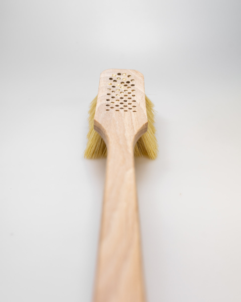 Stielbürste groß / vorn aufgeschweift, Fibre